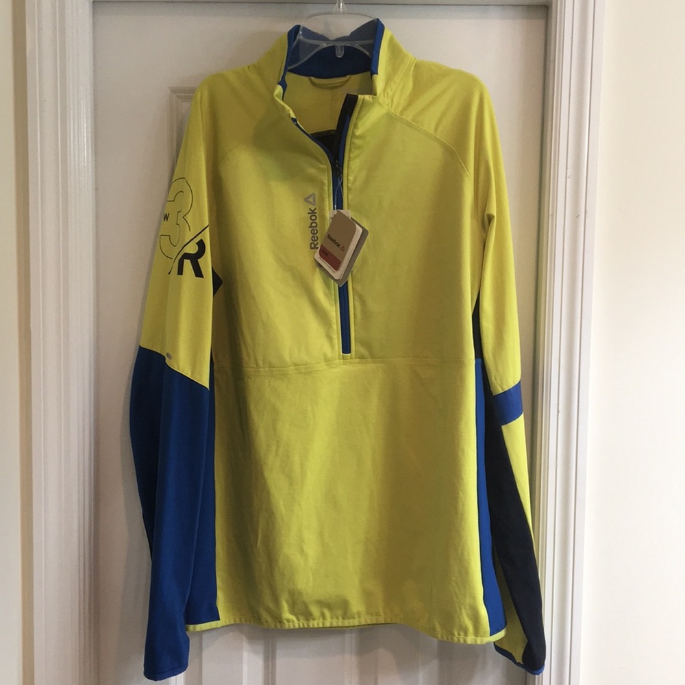 Reebok Slim 1/2 Zip Training Jacket Size L